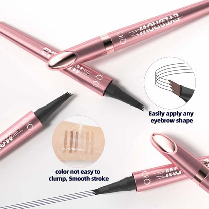 🖌️ Waterproof Micro-Fork Brow Pencil – Natural Hair-Like Brows👁️