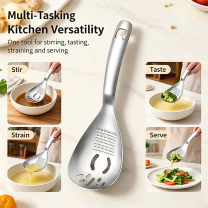1 Count 304 Stainless Steel Multifunctional Kitchen Spoon🍳