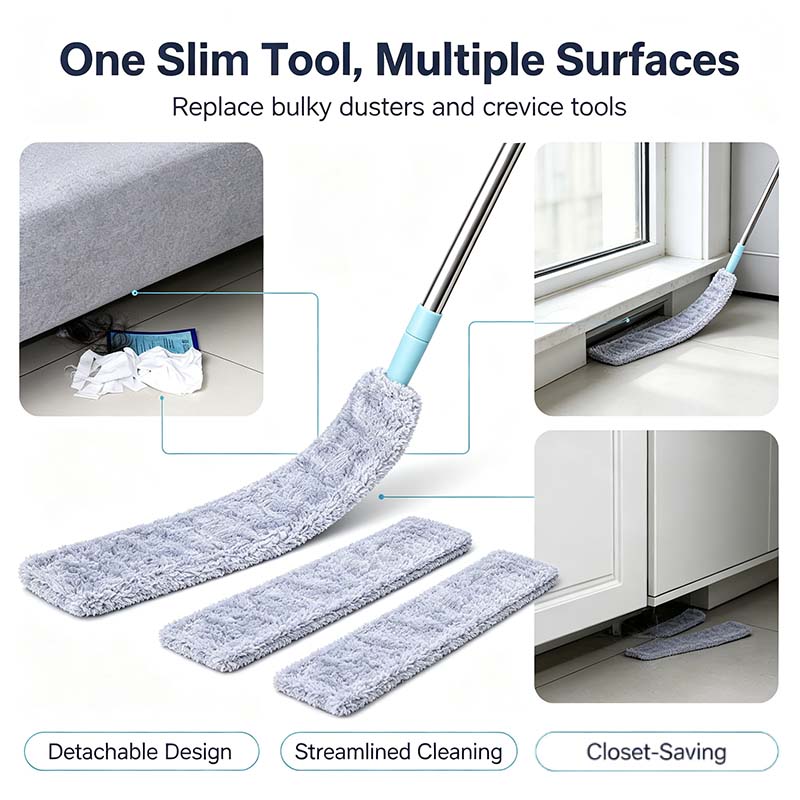 Replacement Gap Duster for Home Coner Place Durable Flexible Arbitrary Bending Microfiber Dust Brush🧹