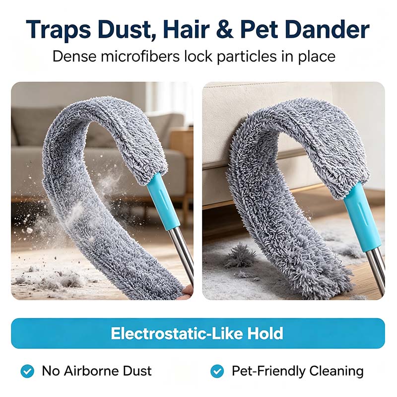 Replacement Gap Duster for Home Coner Place Durable Flexible Arbitrary Bending Microfiber Dust Brush🧹
