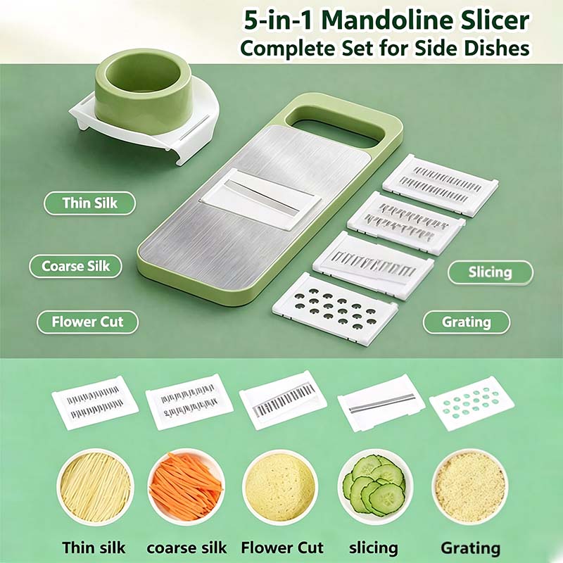 The Perfect Kitchen Gift: 5-in-1 Vegetable Cutter & Cheese Grater🥗