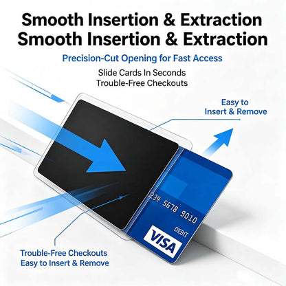 Anti-Spy Privacy Card Sleeve, Protective Card Holder with Privacy Film💳