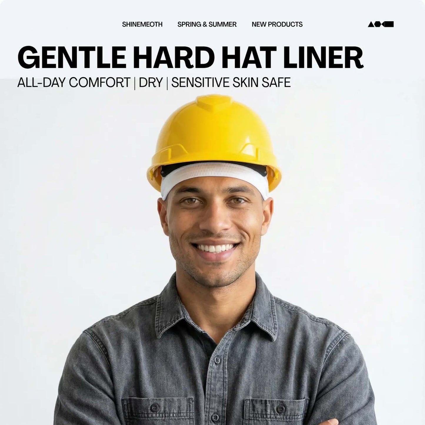 Full Mesh Cooling Helmet Liner Skull Cap - Ultra Breathable Sweat Wicking Hat for Hard Hats🧢