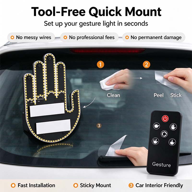 LED Car Gesture Light🖲️