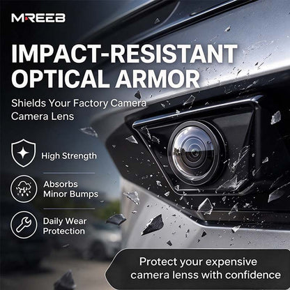 2Pcs Mirror Shape 360 Panoramic Rearview Car Camera Lens Cover🚗📷