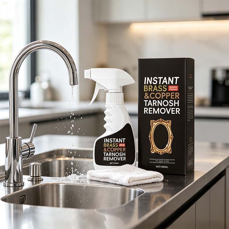 Instant Brass Tarnish Remover Spray⏳✨