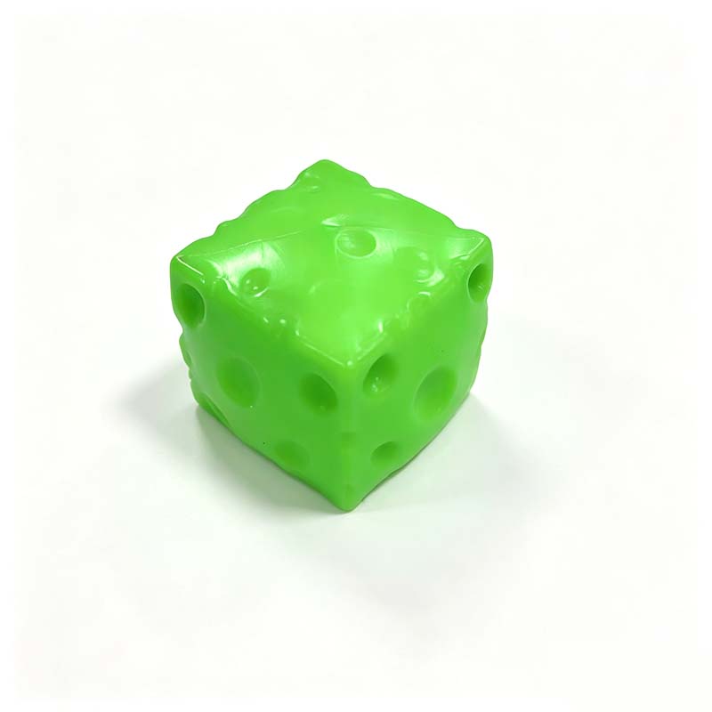 Cheese Cube Squishy Toy - Soft Moldable Petroleum Jelly-Filled Squeeze Ball🧀