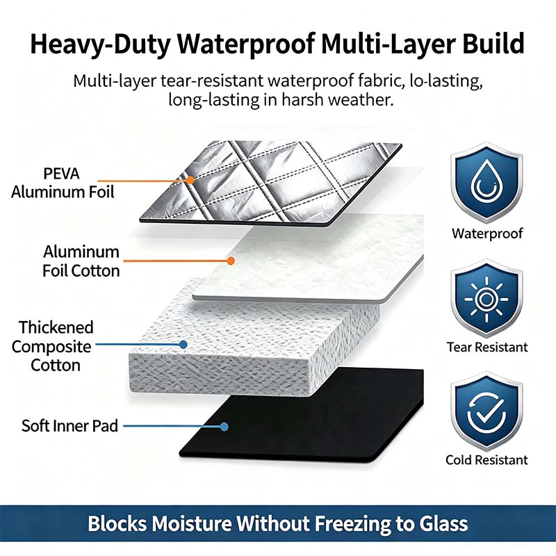 Car Windshield Protector Cover, Waterproof for Snow Ice Frost Dust Rain❄️