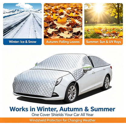 Car Windshield Protector Cover, Waterproof for Snow Ice Frost Dust Rain❄️