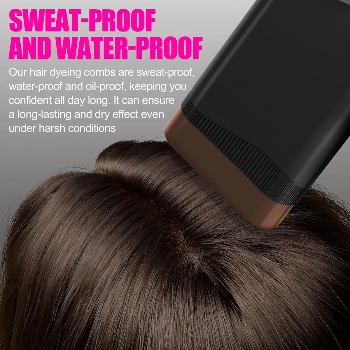 Disposable Hair Dye Stick, Covers Gray Hair, Waterproof and Sweatproof💇