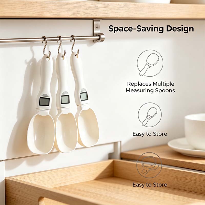 High Precision Digital Measuring Spoon Scale - 800g-0.1g LCD Kitchenware Scoop Utensils ⚖️