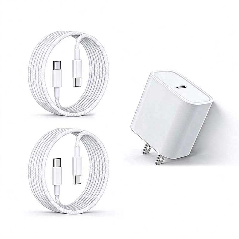 20W Super Fast USB-C Charger with Type-C to C Cable Kit 🔌