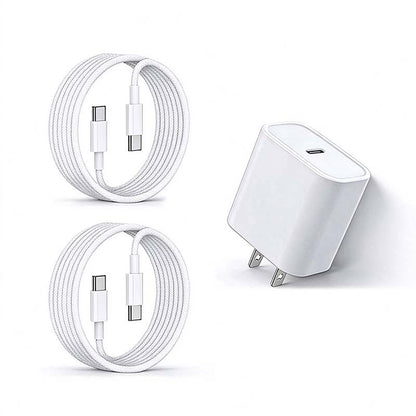 20W Super Fast USB-C Charger with Type-C to C Cable Kit 🔌