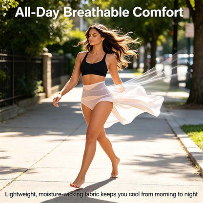 Women's Sheer Sexy High  WaistShapewear Panty,Burr basketsShaper Firm Control 💃