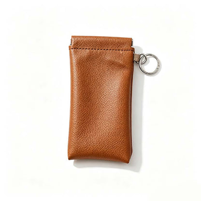 Soft PU Leather Sunglasses Pouch Elastic Opening Eyeglasses Bag🎒