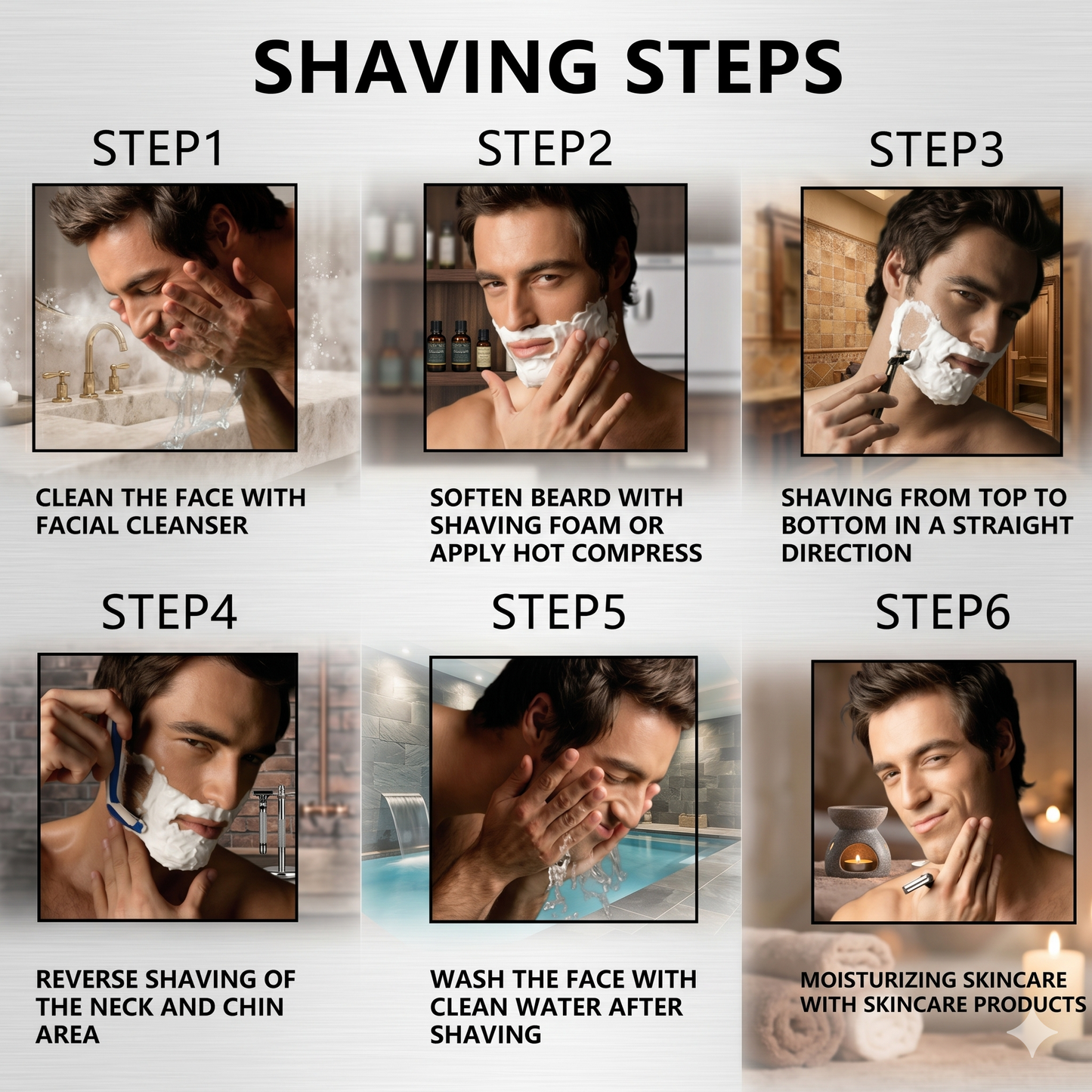 Men's Unscented Precision Razor Blade Replacement Handheld Kit🪒