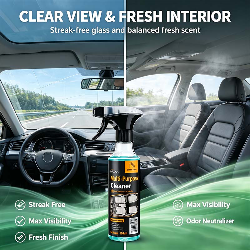 Multi-Purpose Cleaning Spray, Heavy Duty Dual-Action Degreaser & Stain Remover🚙