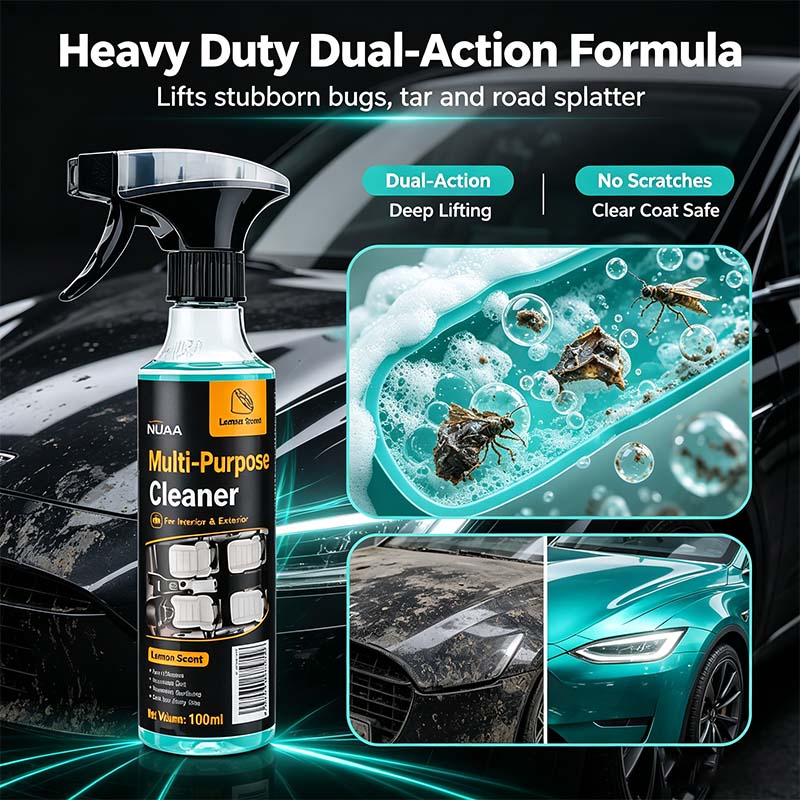 Multi-Purpose Cleaning Spray, Heavy Duty Dual-Action Degreaser & Stain Remover🚙