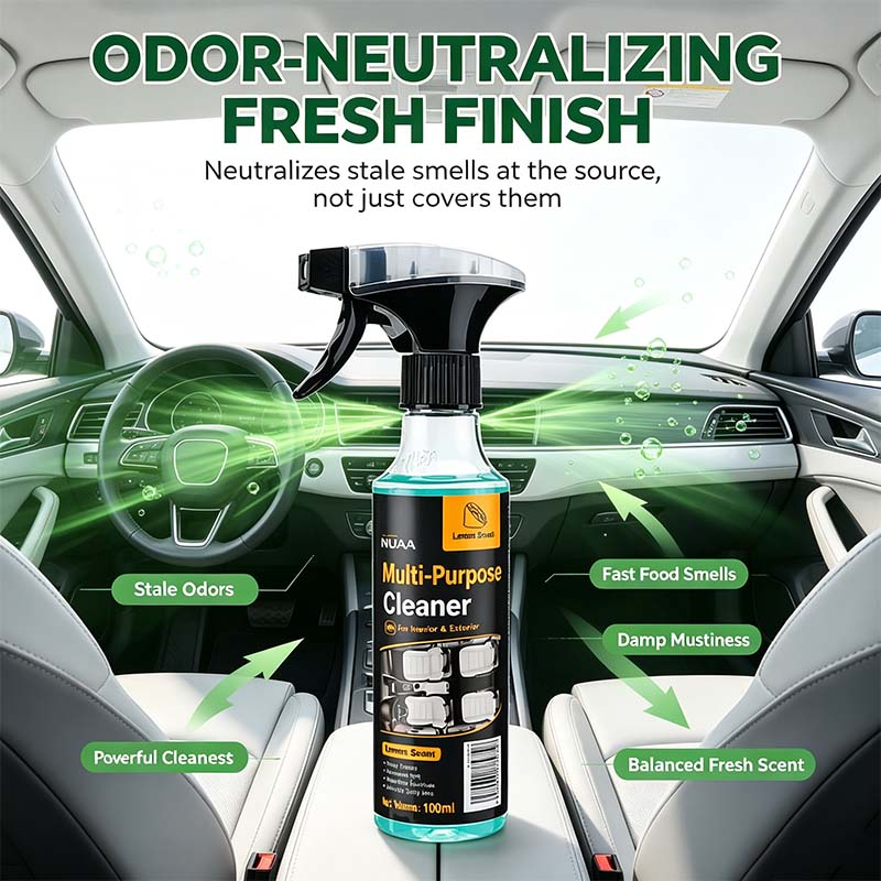 Multi-Purpose Cleaning Spray, Heavy Duty Dual-Action Degreaser & Stain Remover🚙