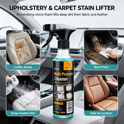 Multi-Purpose Cleaning Spray, Heavy Duty Dual-Action Degreaser & Stain Remover🚙