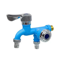 Blue【1-pack】One-in-two faucet