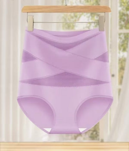 Women's Sheer Sexy High  WaistShapewear Panty,Burr basketsShaper Firm Control 💃
