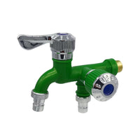 Green【1-pack】One-in-two faucet
