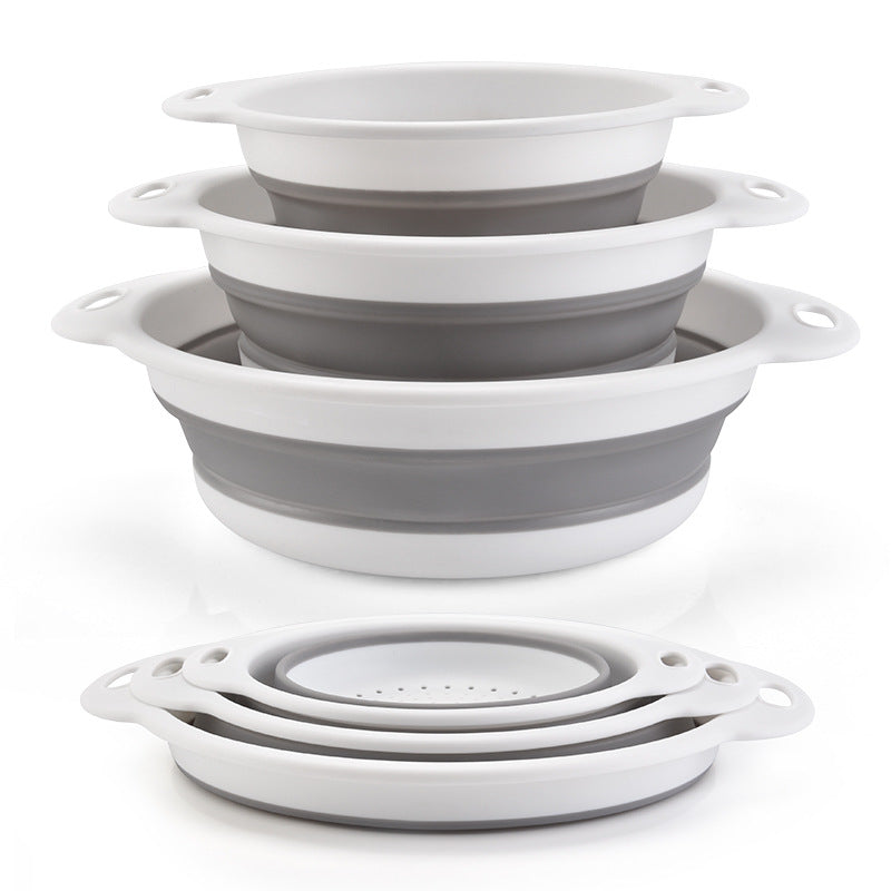 Collapsible Colanders 3-Pack Sturdy Kitchen Strainer Set 🥗