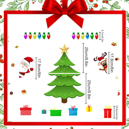 Christmas Refrigerator Magnets, Christmas Tree Magnets for Fridge Stickers Decoration 🎄