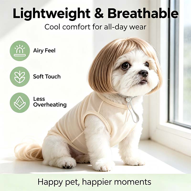 Dog Short Hair Wig Headband - Cute and Playful Pet Hair Accessory, Fun Accent, Fun🐶