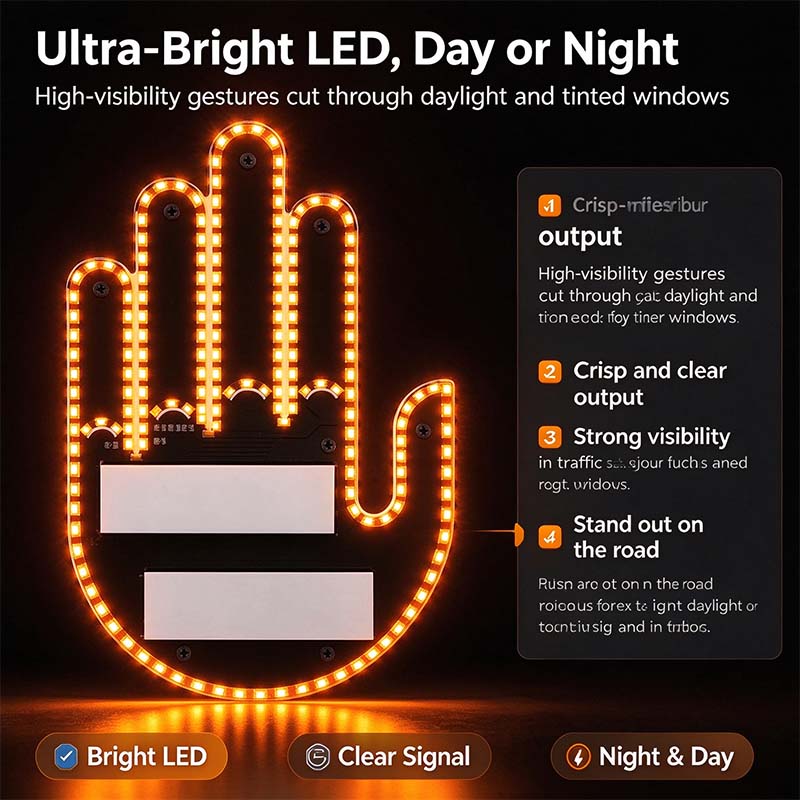 LED Car Gesture Light🖲️