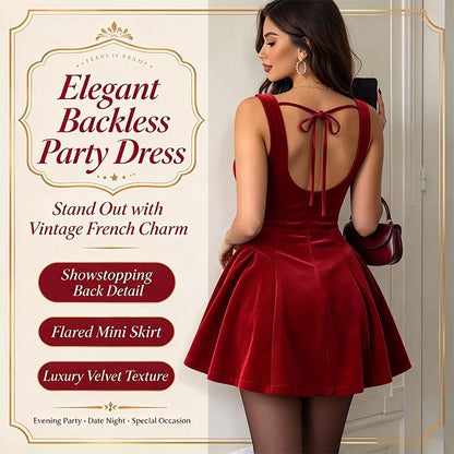 French Elegance Women's Short Fit Elegant Chic Dress, Elegant Dresses💃
