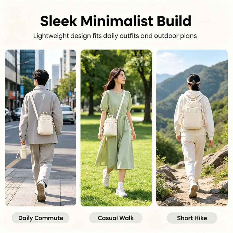 Stylish Crossbody Water Bottle Bag with Multiple Pockets Adjustable Shoulder Strap💧🎒