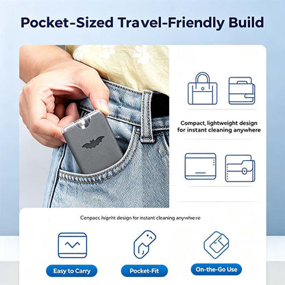 Portable Screen Cleaner Spray with Microfiber Cloth, Nano Streak-Free Cleaning✨