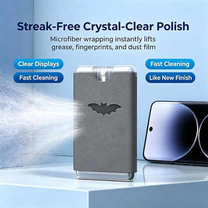Portable Screen Cleaner Spray with Microfiber Cloth, Nano Streak-Free Cleaning✨
