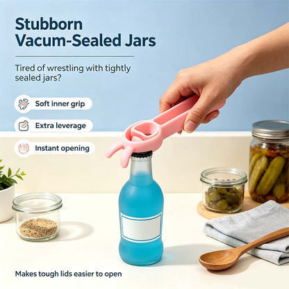 4-in-1 Multi-Function Bottle & Jar Opener, Bunny-Shaped Kitchen Opener Tool  🐰