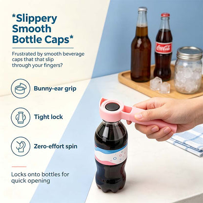 4-in-1 Multi-Function Bottle & Jar Opener, Bunny-Shaped Kitchen Opener Tool  🐰