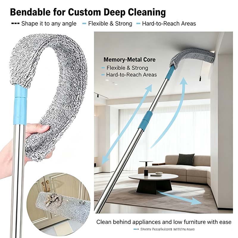 Replacement Gap Duster for Home Coner Place Durable Flexible Arbitrary Bending Microfiber Dust Brush🧹