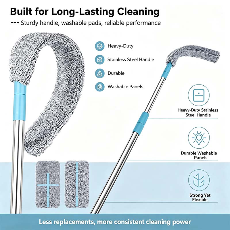 Replacement Gap Duster for Home Coner Place Durable Flexible Arbitrary Bending Microfiber Dust Brush🧹