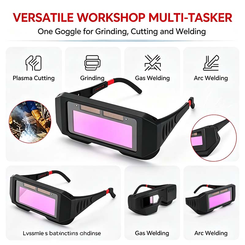 Industrial Welder Safety Glasses, Auto‑Darkening Welding Goggles🕶️🛡️