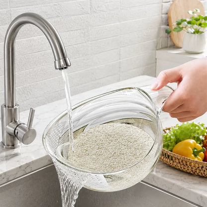 Aesthetic Multifunctional Rice Strainer with Handle🙌