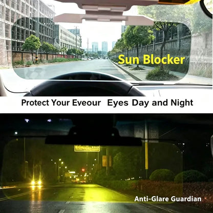 Adjustable Car Anti-Glare Sun Visor, Dual Color Day Night Driving Shield ☀️