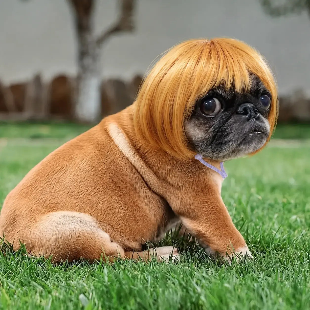 Dog Short Hair Wig Headband - Cute and Playful Pet Hair Accessory, Fun Accent, Fun🐶