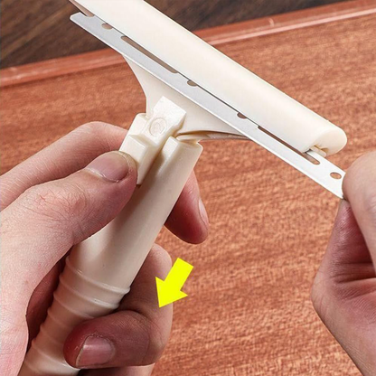Handheld Fat Trimmer for Beef & Pork,Stainless Steel Meat Scraper, Professional Pork Hair Scraper🥩