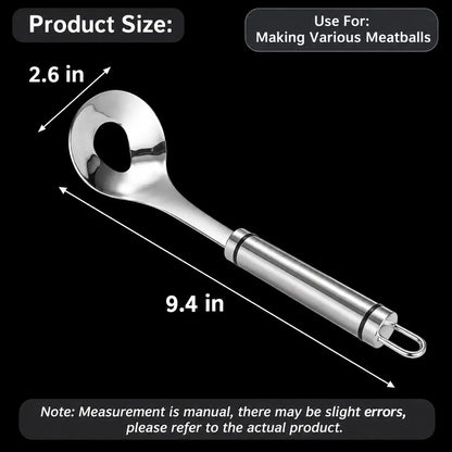 Stainless Steel Meatball Maker Spoon, Non-Stick Meat Ball Extrusion Scoop🧆