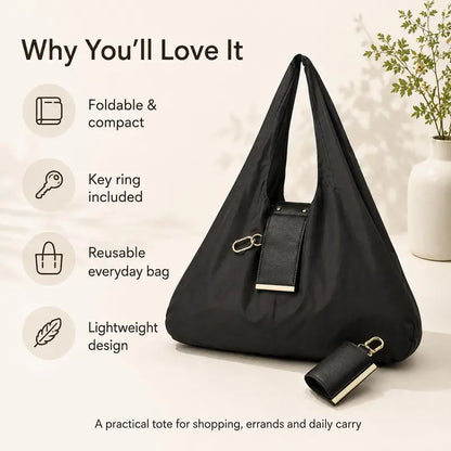 Compact Foldable Keychain Tote Bag,Daily Errands & On-the-Go Use🛍️