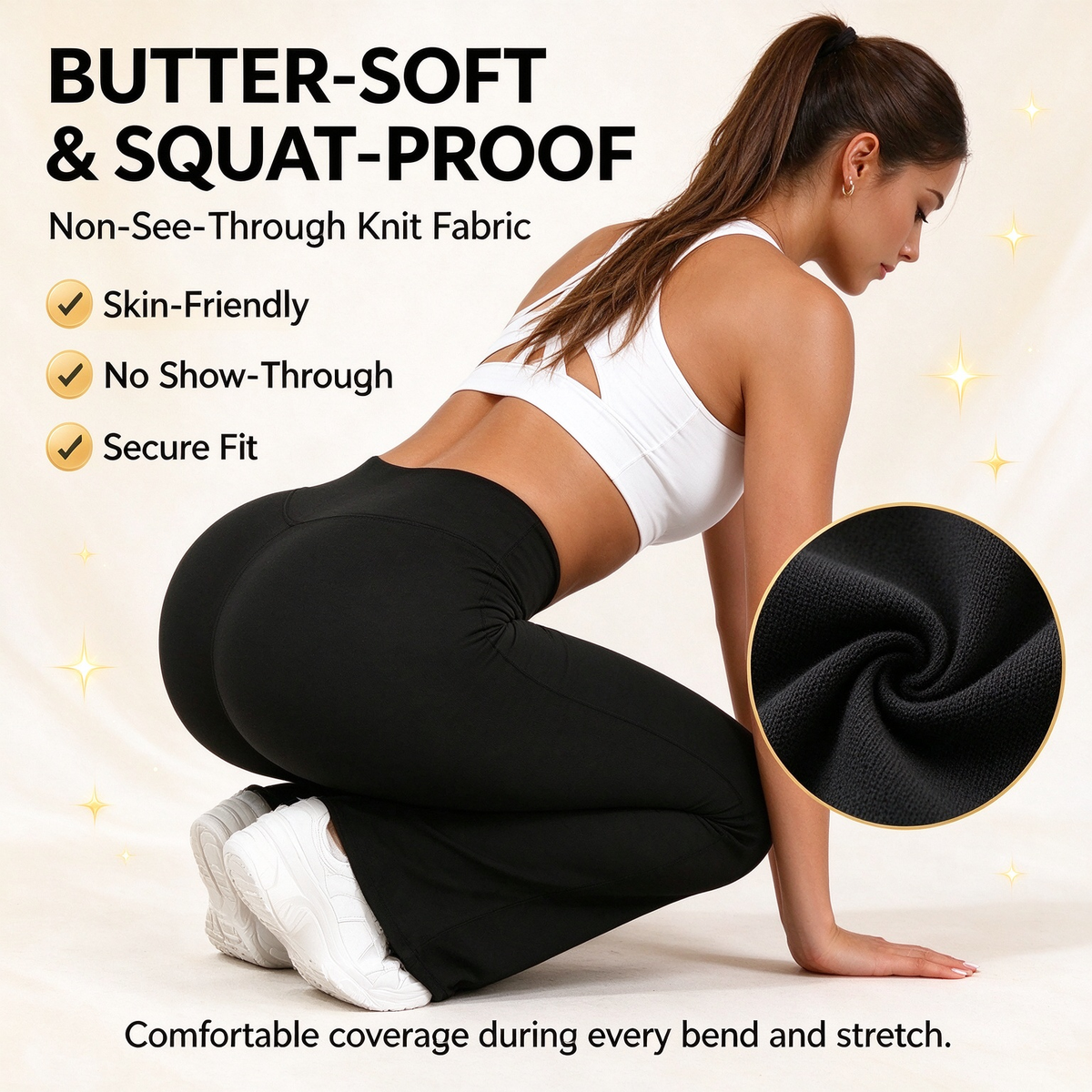 Women's Soft High-Stretch Micro-Flare Yoga Pants - Activewear Dance Athleisure 🧘‍♀️