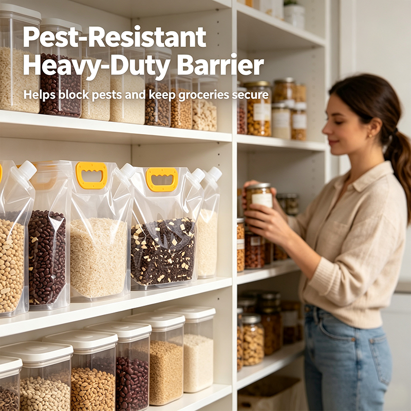 Pest resistant pantry food storage bags