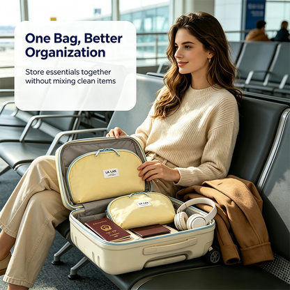 3-in-1 Travel Underwear Storage Bag | Bra Panties Socks Organizer Pouch🧺