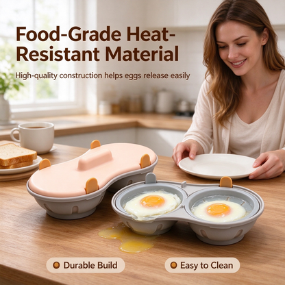 Microwave Egg Poacher, Microwave Egg Cooker for 2 Eggs 🍳